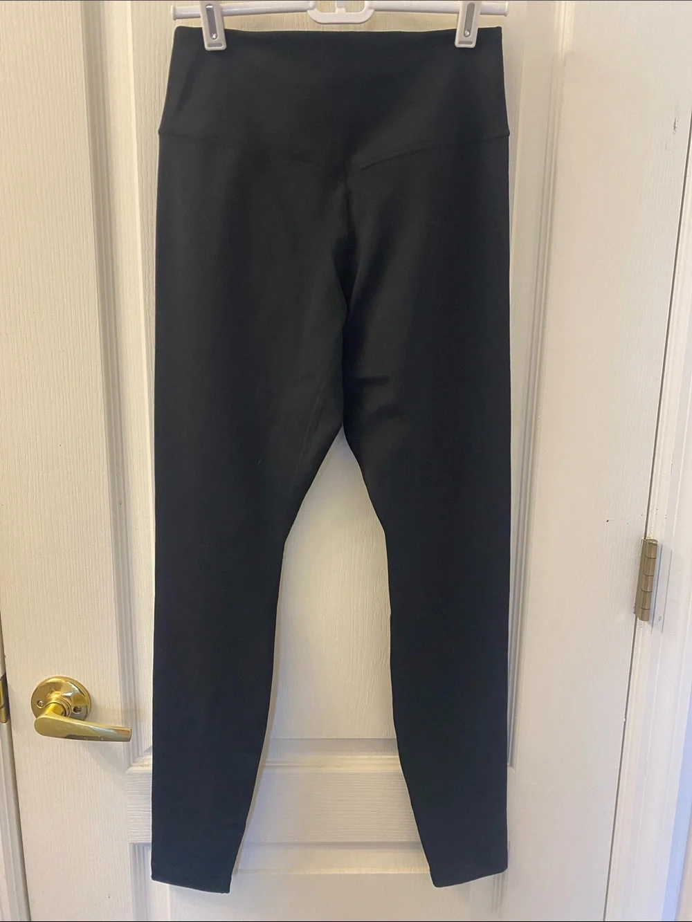 Nike Black Leggings with White Swoosh - Picture 7 of 8